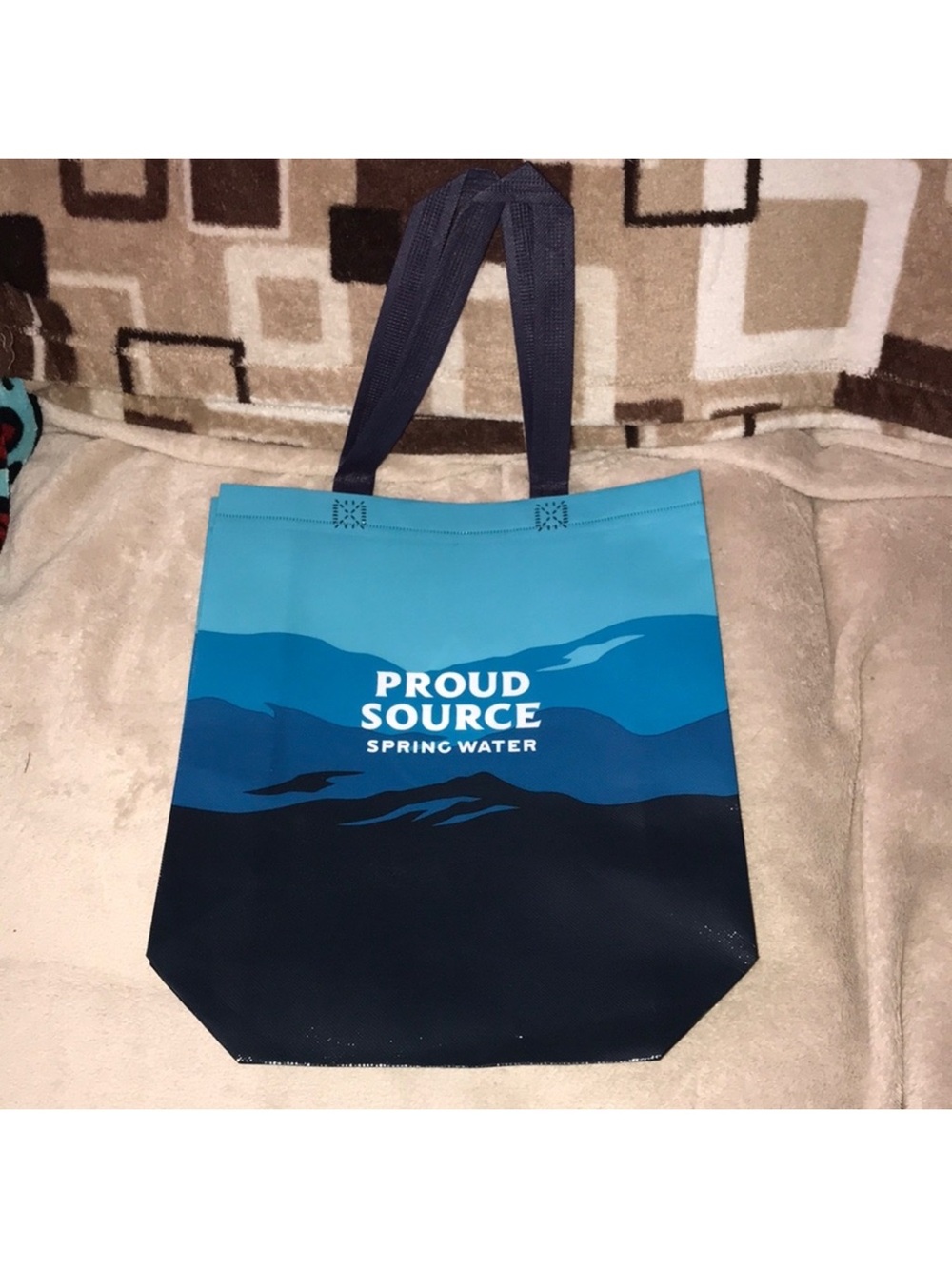 Proud source spring water tote bag New